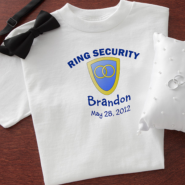 ringsecuritytshirt 300x300 Wedding Party Gift Guide Ring Bearer Edition
