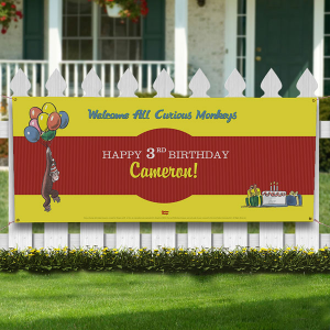 curious george banner 300x300 Make It A Curious George Birthday Party!