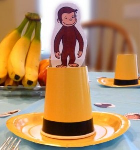 curiousgeorgepartyhat 281x300 Make It A Curious George Birthday Party!
