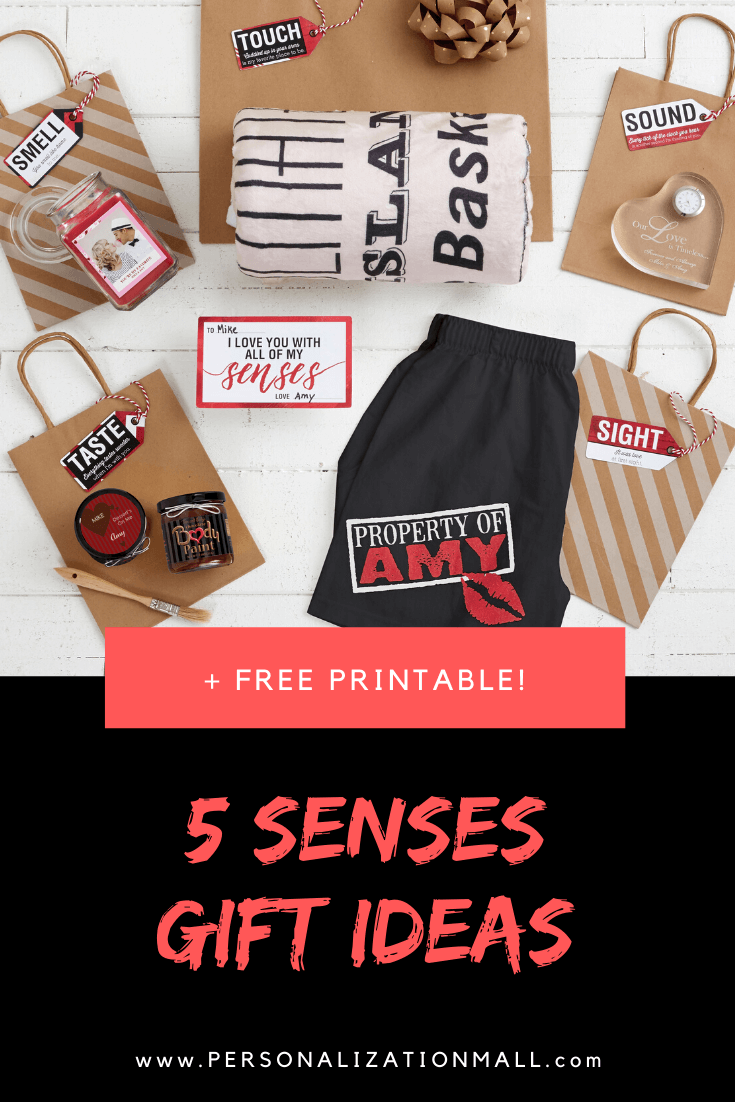 Ideas de regalos de 5 sentidos e imprimibles gratis