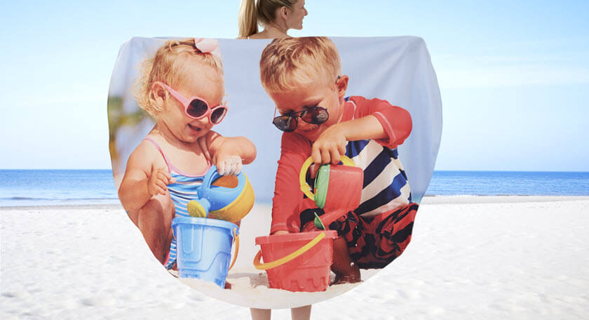 Personalized Photo Beach Towels