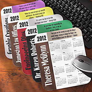calendar mousepad