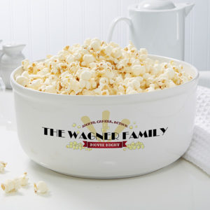 Custom popcorn bowl