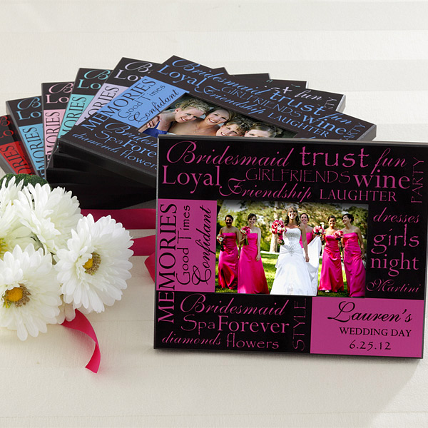 bridesmaid picture frame