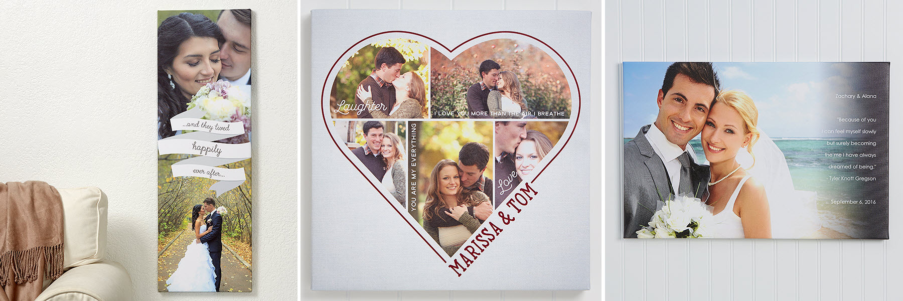 wedding guestbook ideas Wedding Canvas Prints