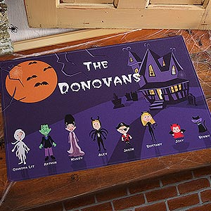 halloween decorating tips with halloween doormat