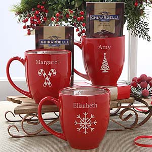 custom holiday mugs