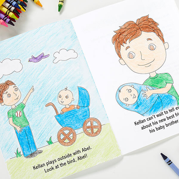 gifts for siblings with Big Brother Big Sister Coloring Book