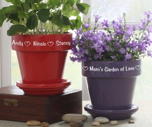 custom flower pots