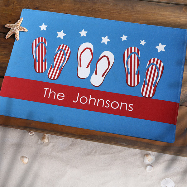 American Flag Doormat