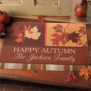 Custom Fall Doormat