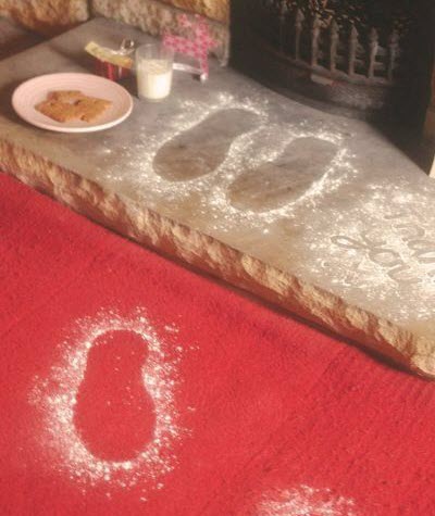 Santa Foot Prints