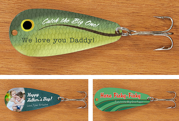 Fishing Lure Gift for Dad Fishing Gift for Men Personalize Fishing