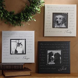 pet memorial canvas 