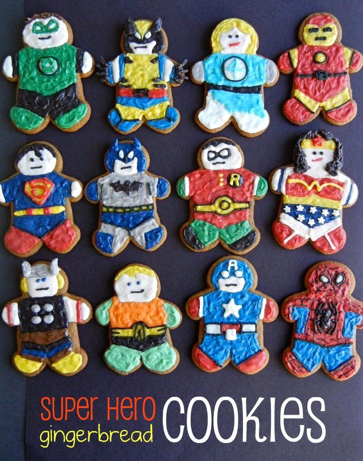 Superhero Cookies