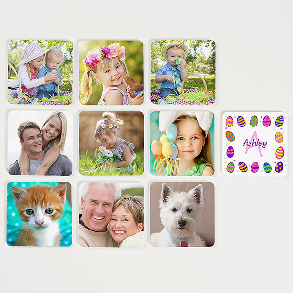 Custom Easter Photo Memory Game for Kids