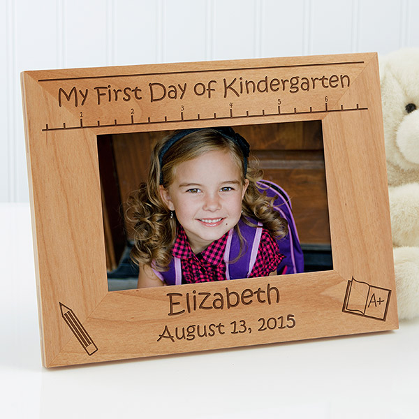 First Day of School Wood Frame