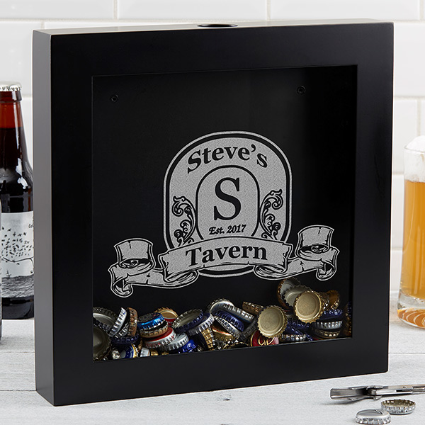 Beer Cap Shadow Box