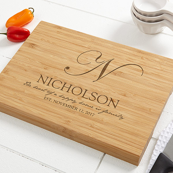 custom Bamboo Cutting Board