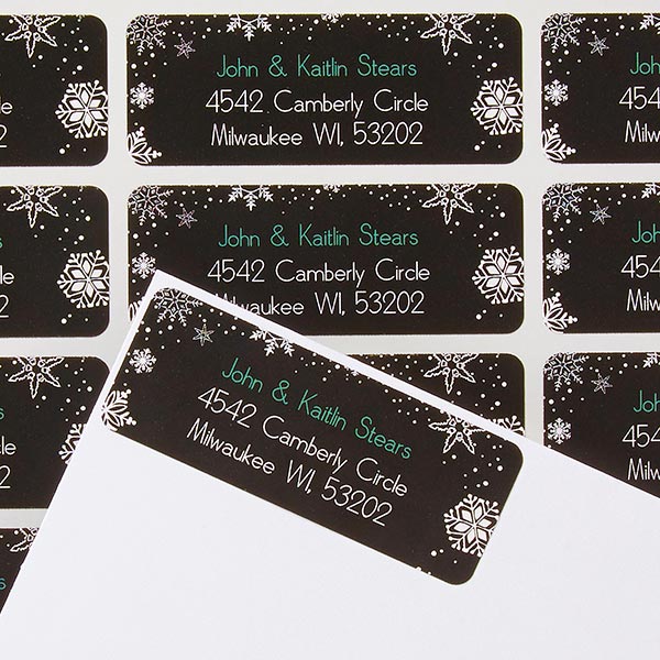 personal christmas cards with Custom Return Address Labels