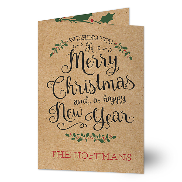 christmas card etiquette with Traditional Folded Christmas Cards