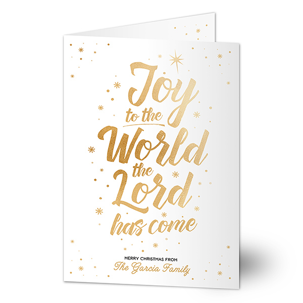 Joy To The World Christmas Card