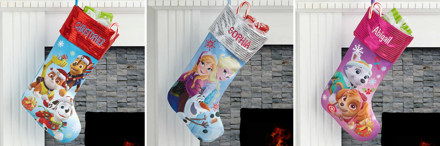 Personalized Kids Christmas Stockings