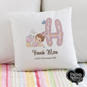 decorating with throw pillows with Baby Name Pillow