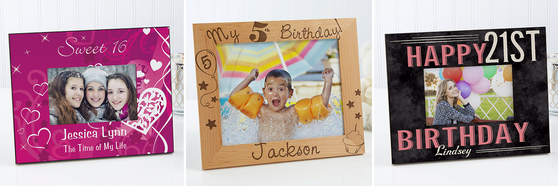Birthday Picture Frames