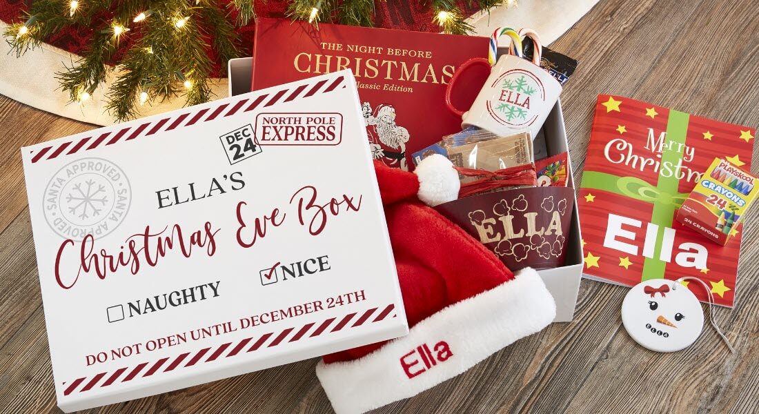 Personalised Christmas Eve Treat Box