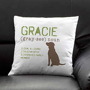 decorating with throw pillows with Custom Dog Pillow