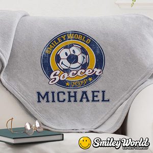 Custom Soccer Blanket