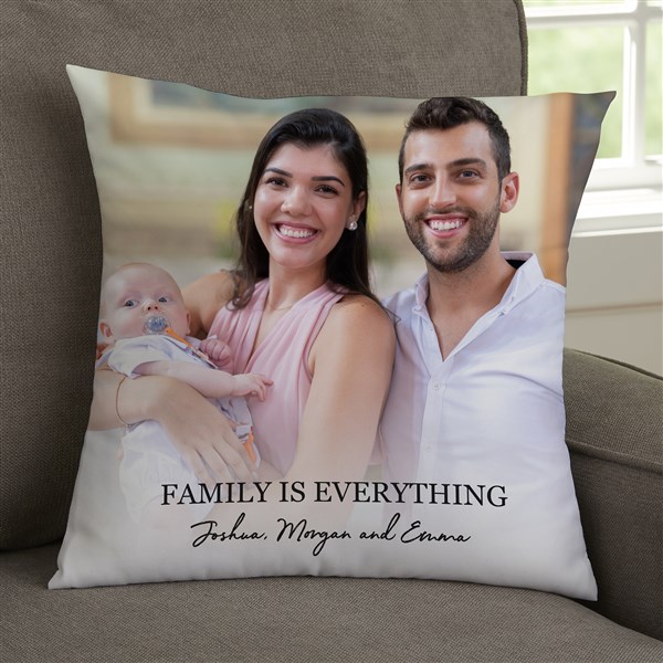 decorating with throw pillows Family Throw Pillow