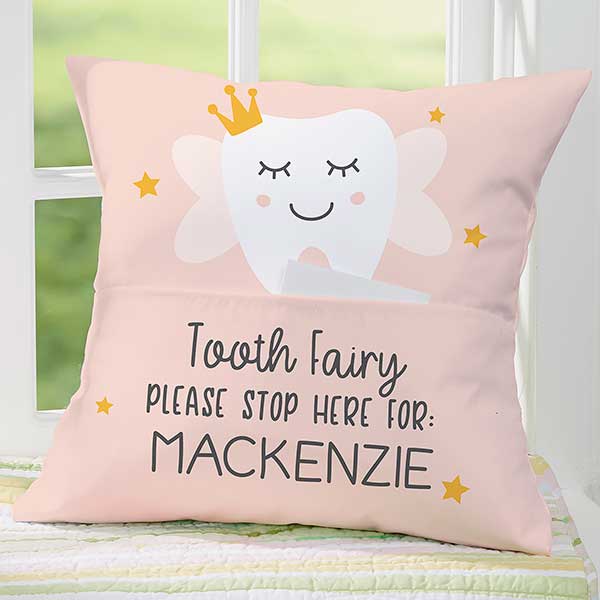 decorating with throw pillows Tooth Fairy Pocket Pillow