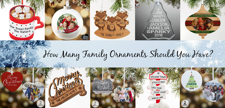 Personalized Family Ornaments
