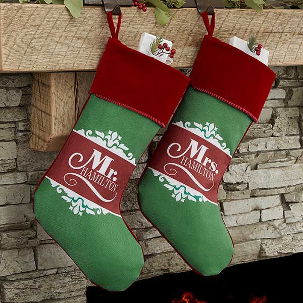 His and Hers Christmas Stockings