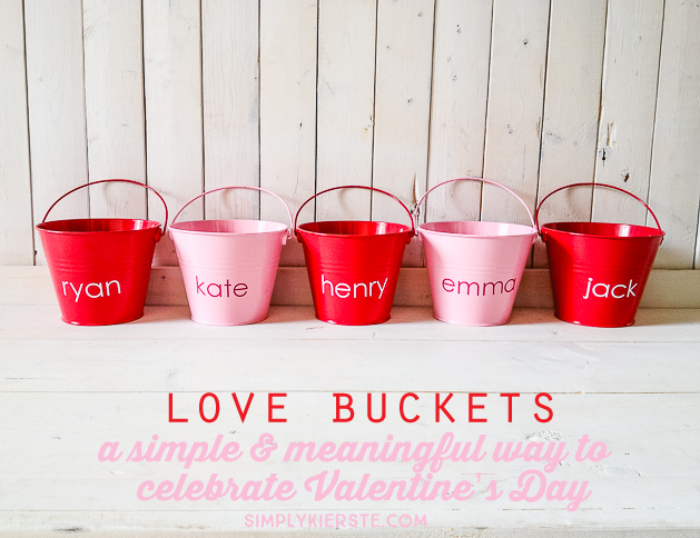 valentines buckets