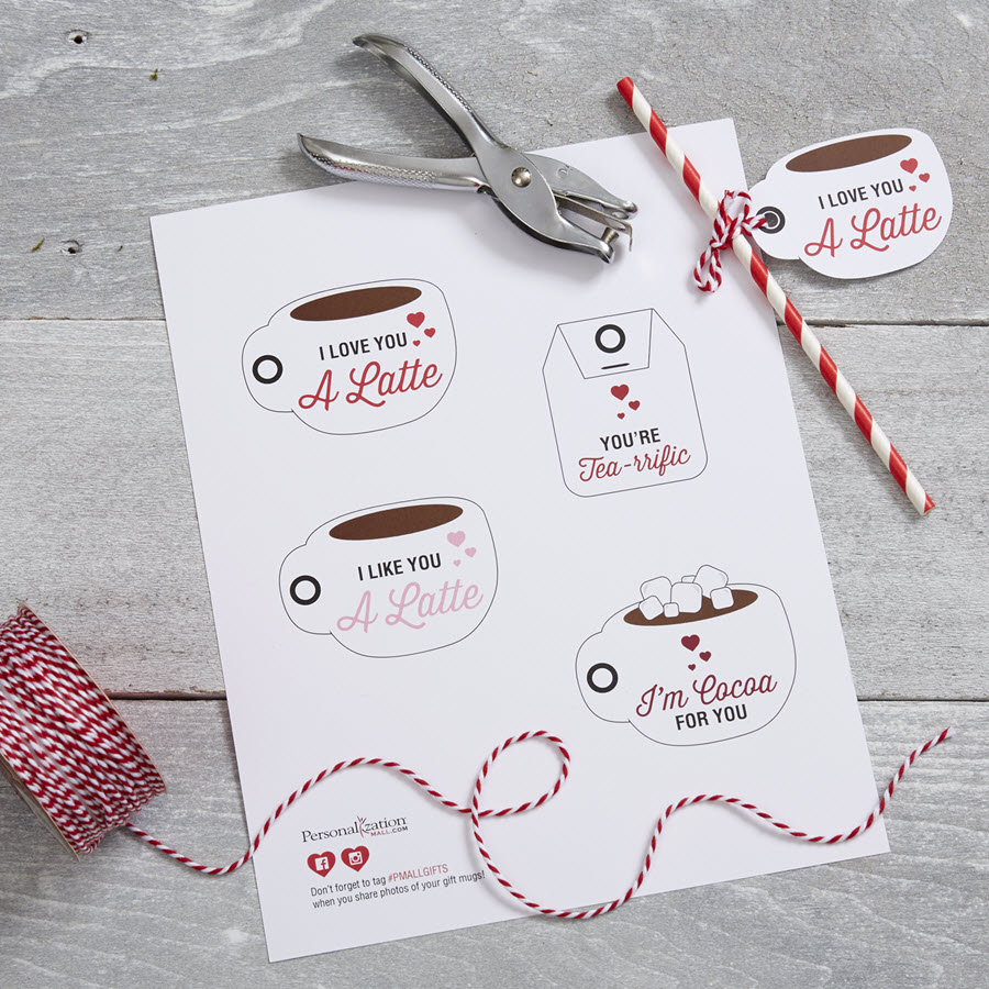 Valentine's Day Printable - I Love You A Latte