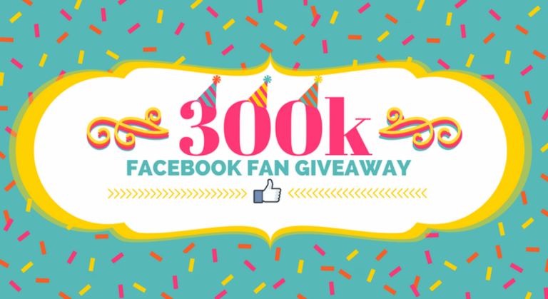 Enter To Win In Our 300K Facebook Fan Giveaway!