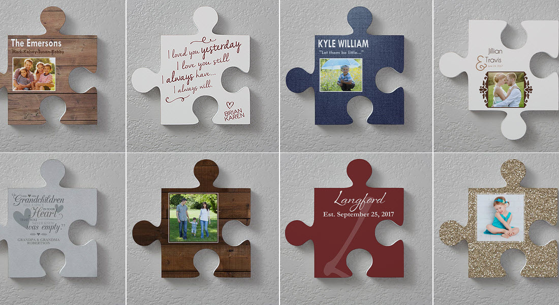 Puzzle Piece Wall Decor Options