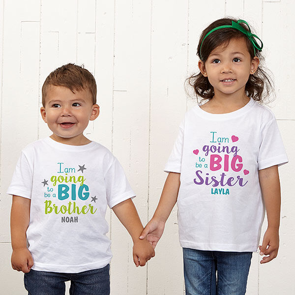 Big Sister, Big Bother Custom T-Shirts