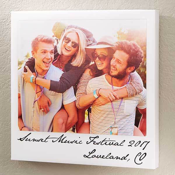 Instant Photo Canvas Prints