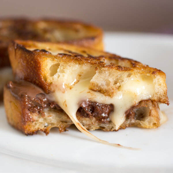 Brie & Nutella Grilled Cheese