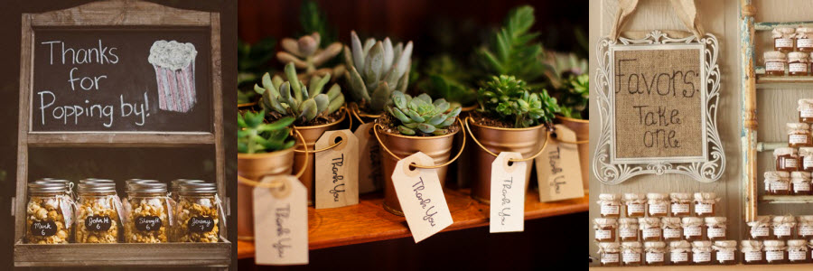 Rustic Bridal Shower Favors