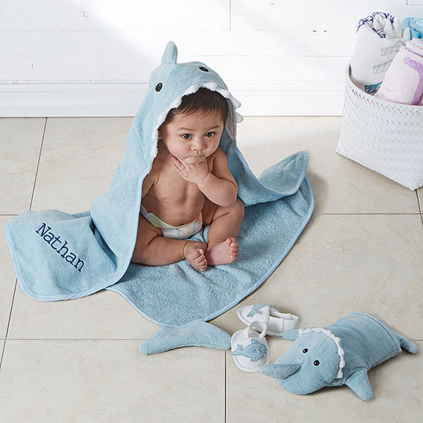 Personalized Hooded Towels for Babies