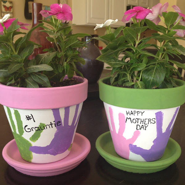 mother's day gifts for grandma with DIY Mother's Day Flowerpots