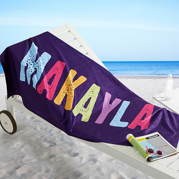 Personalized Beach Towels for Teens