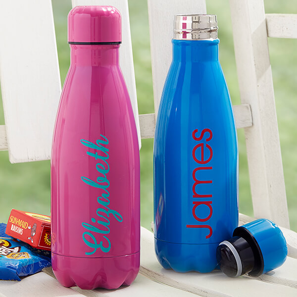 Personalized Stainless Steel Water Bottles for Kids