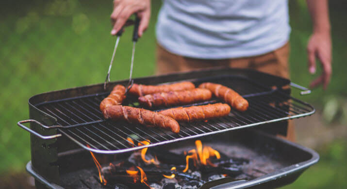 Experience Gifts with Dad grilling