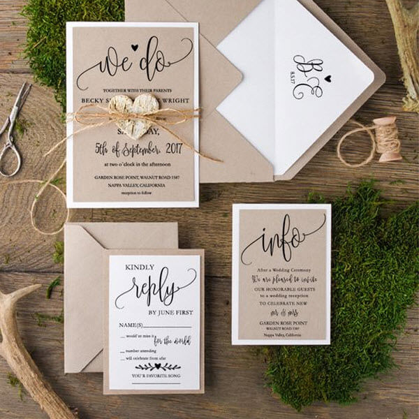 How to Assemble Wedding Invitations